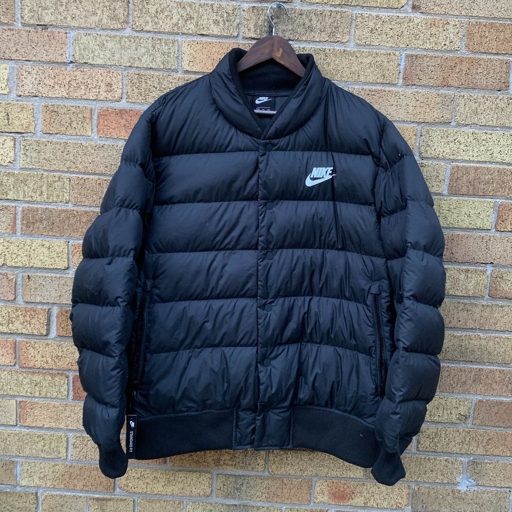 Nike Puffer Jacket XXL Black Down Coat